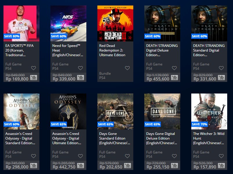 ps4 summer sale 2020 games