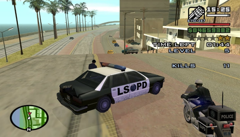 GTA San Andreas PS2 Police
