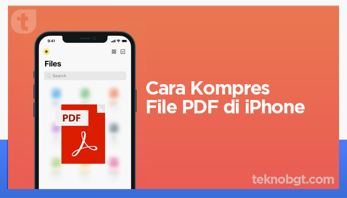 Memperkecil PDF di iPhone