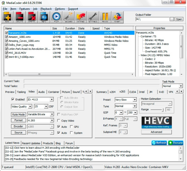 MediaCoder aplikasi video converter untuk pc