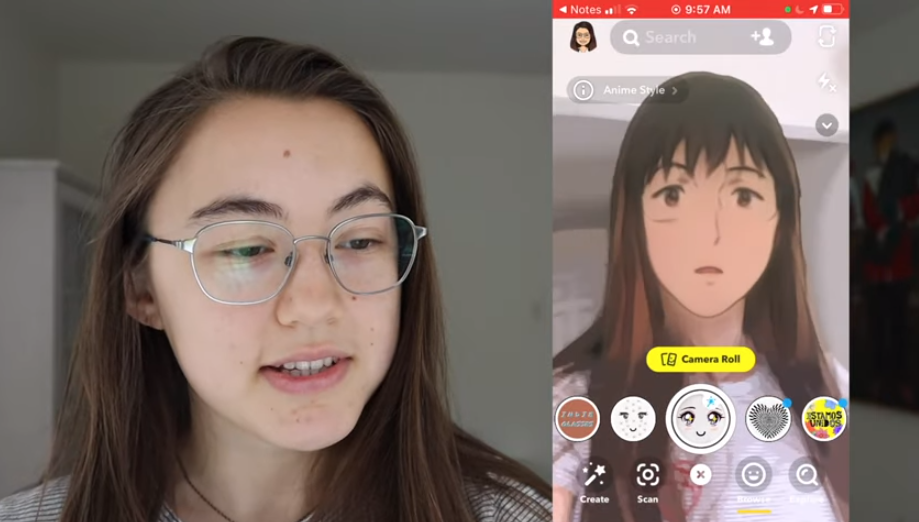 Tiktok Anime Efek