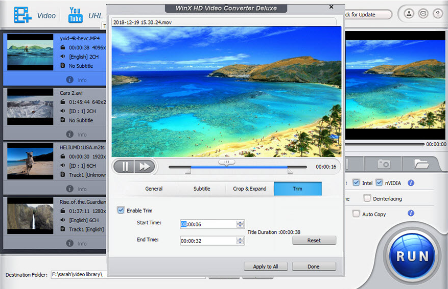 WinX Video Converter