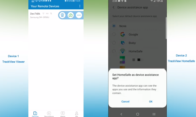 Cara Menggunakan Aplikasi TrackView Viewer dan Homesafe