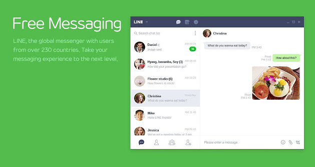 Fungsi LINE Pada Kegiatan Messenger Pengguna